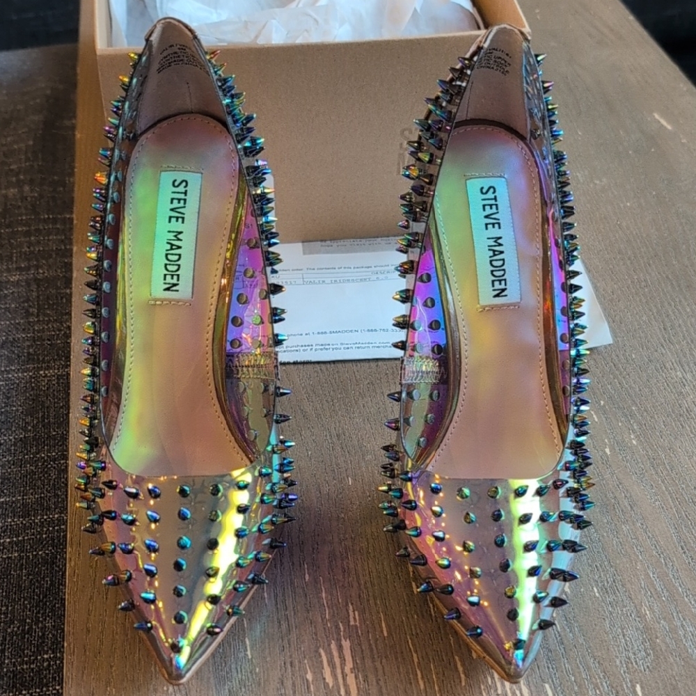 Steve Madden Multicolor Spiked Heels